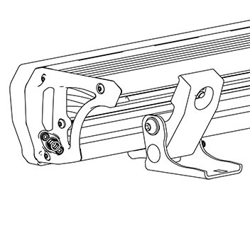 ARB INTENSITY（インテンシティ）LEDライトバーAR40用 台座取り付けキット